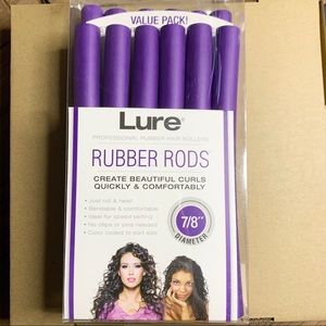 Hair styling rubber rods